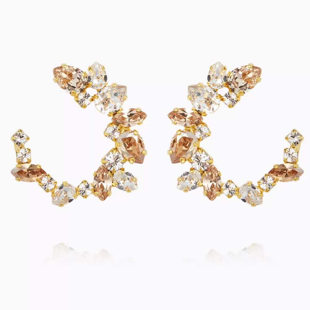 Caroline Svedbom Calliope Earrings/Golden Combo