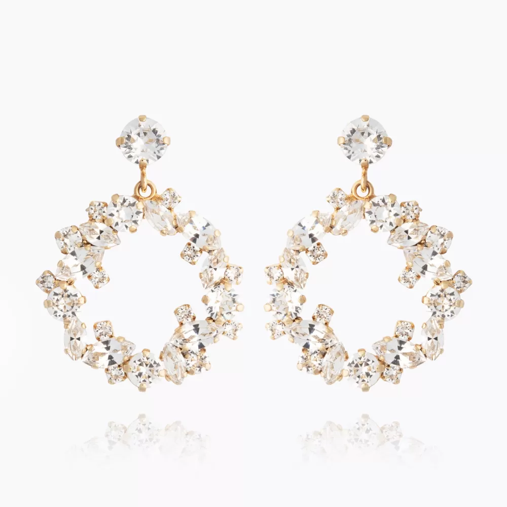 Caroline Svedbom Circle Of Love Earrings/Crystal