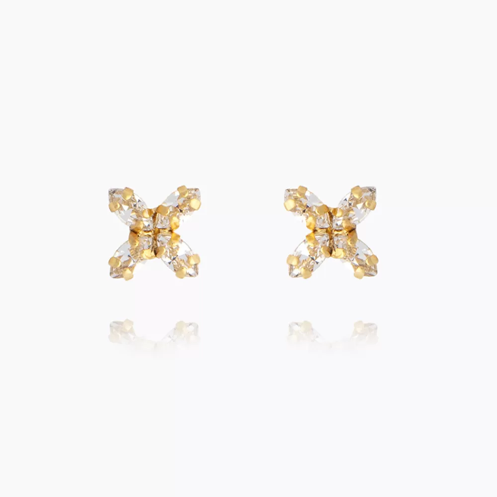 Caroline Svedbom Crystal Mini Star Earrings/Crystal