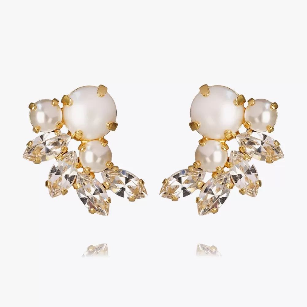 Caroline Svedbom Electra Earring/Pearl + Crystal