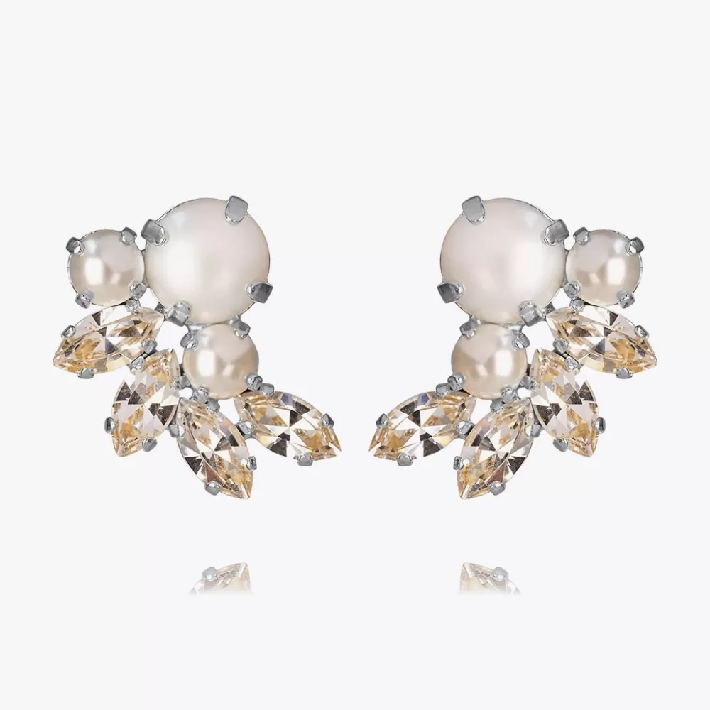 Caroline Svedbom Electra Earring/Pearl + Crystal