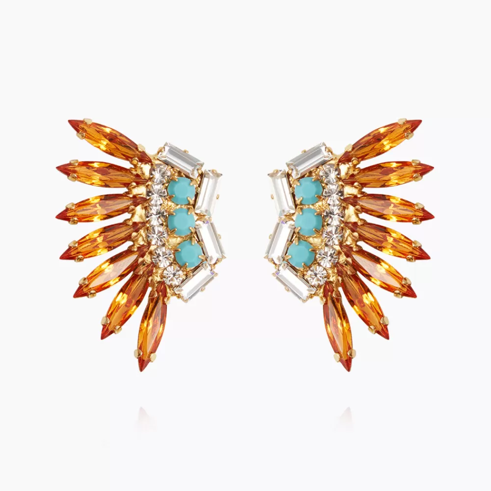 Caroline Svedbom Feather Earrings (Limited Edition)