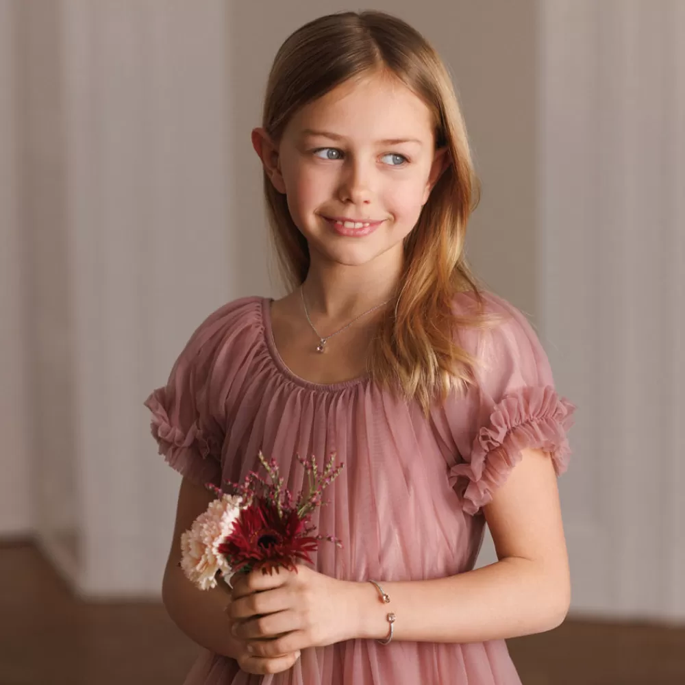 Caroline Svedbom Flower Girl Necklace/Vintage Rose (Children Size)