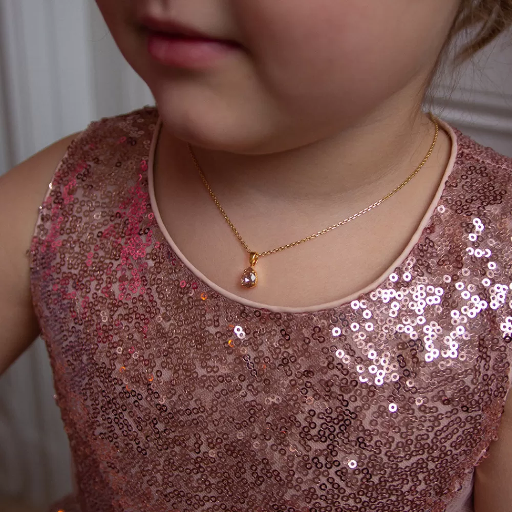 Caroline Svedbom Flower Girl Necklace/Vintage Rose (Children Size)