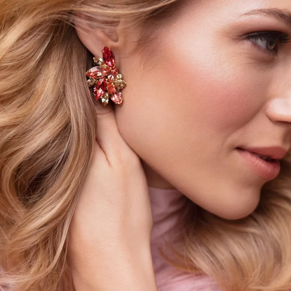 Caroline Svedbom Iris Earcuff/Rose Peach Combo