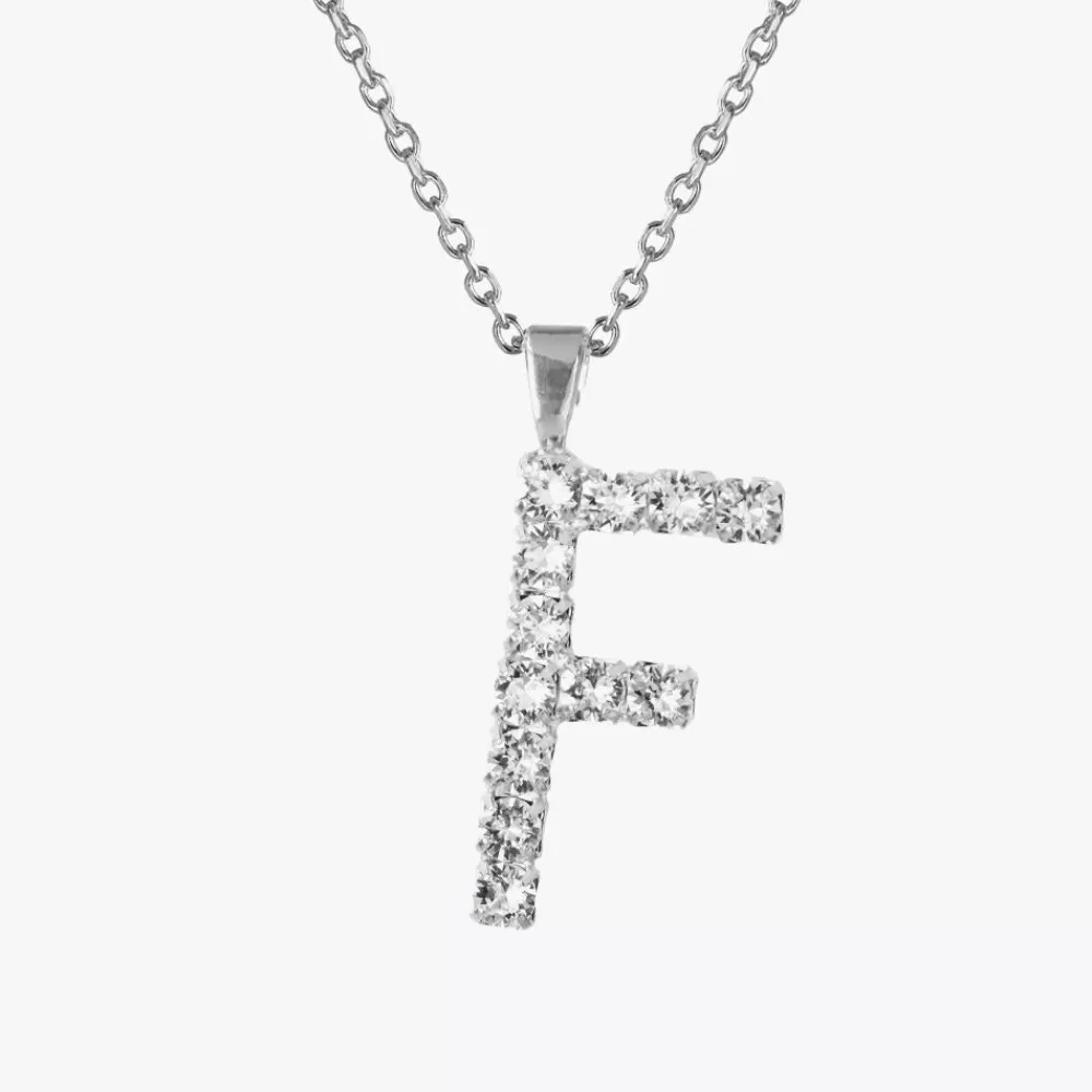 Caroline Svedbom Letter Necklace F/Crystal