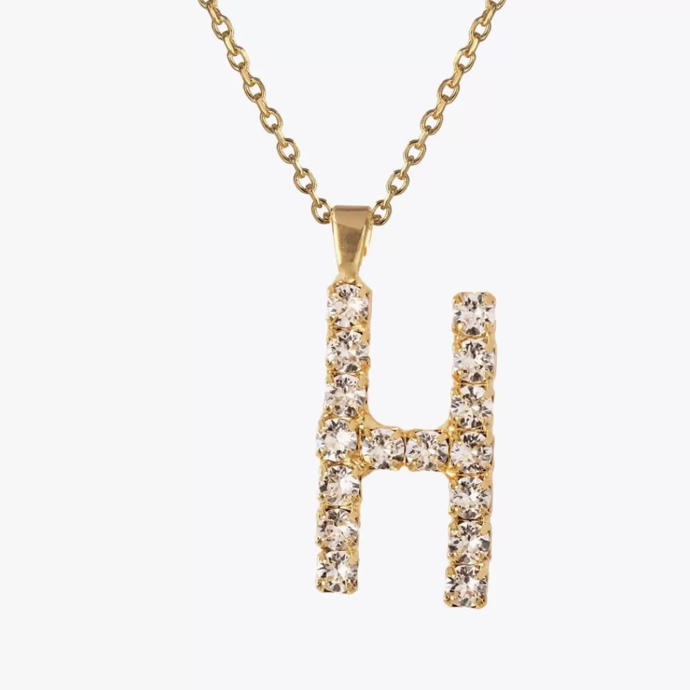 Caroline Svedbom Letter Necklace H/Crystal