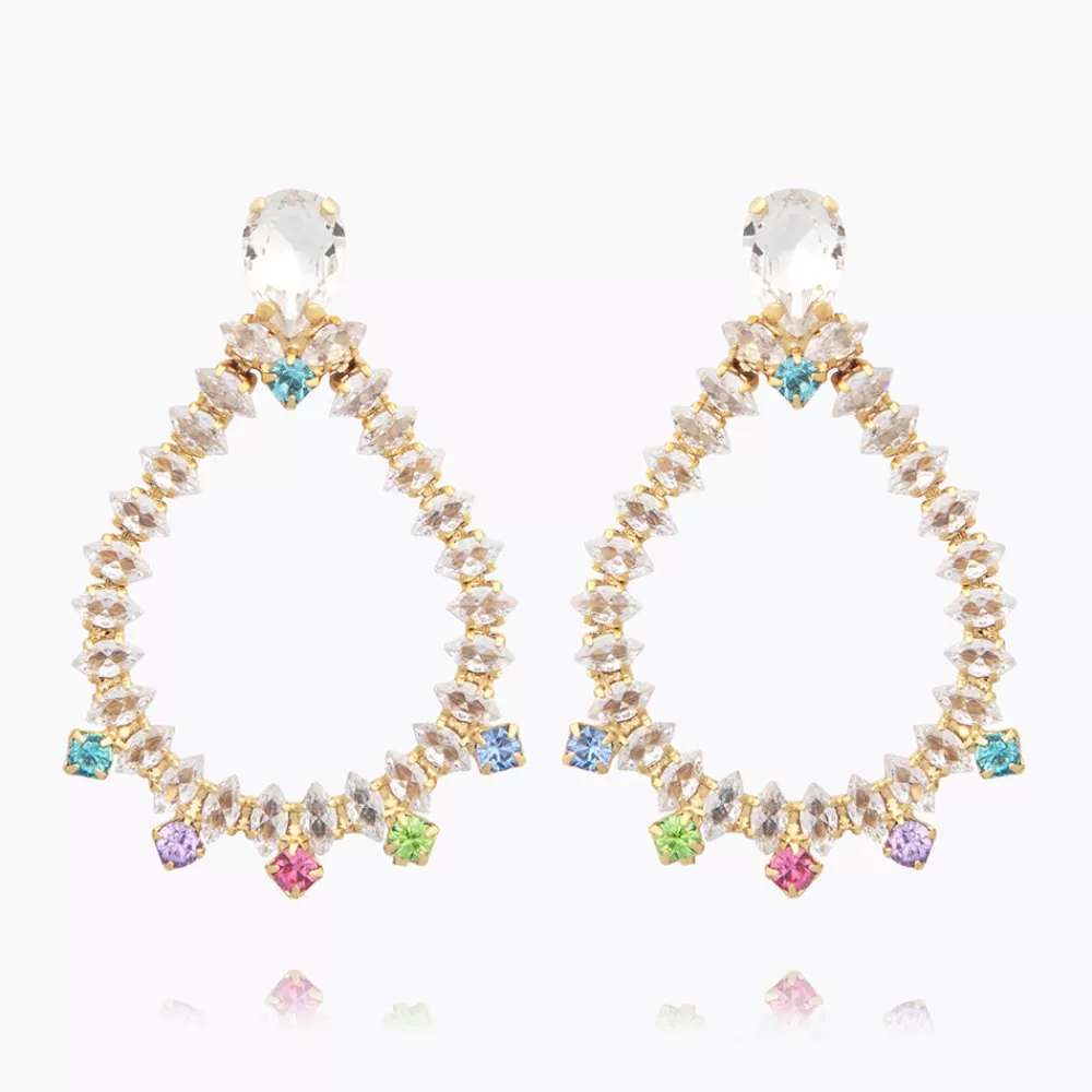 Caroline Svedbom Lily Earrings/Rainbow Combo