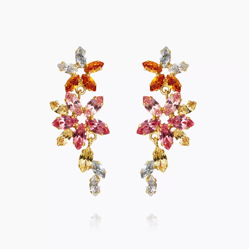 Caroline Svedbom Melia Earrings/Marigold Combo