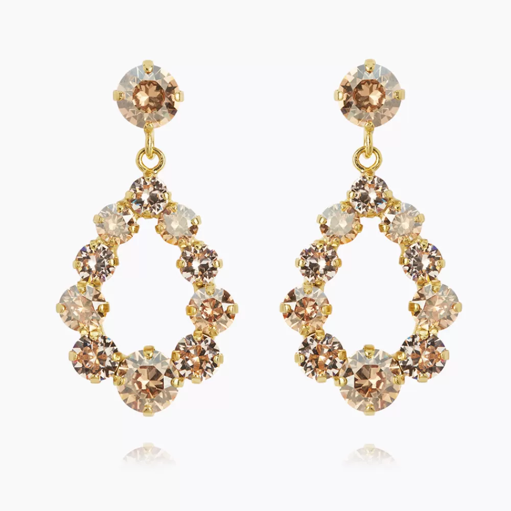 Caroline Svedbom Mini Delia Earrings/Golden Combo