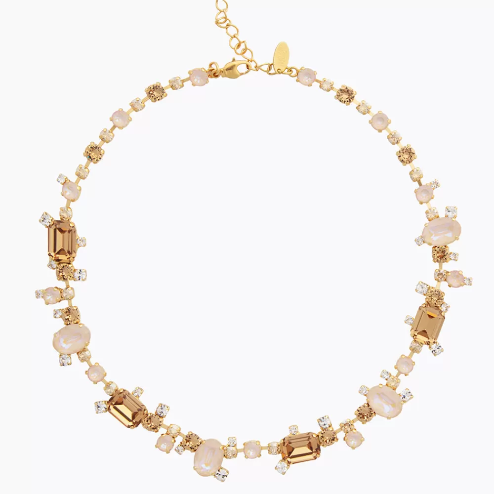 Caroline Svedbom Mini Noora Necklace/Topaz Combo