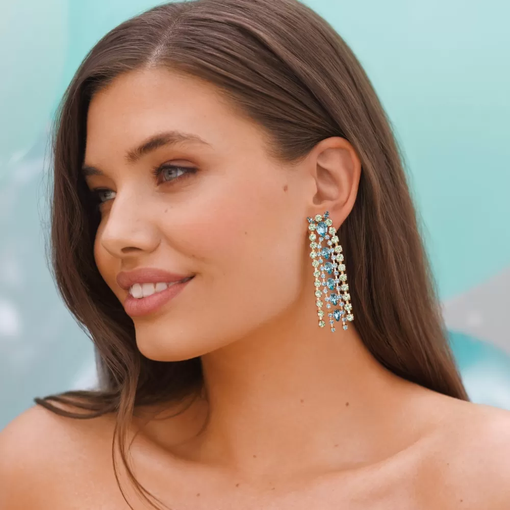 Caroline Svedbom Mini Penelope Earrings/Sea Breeze Combo