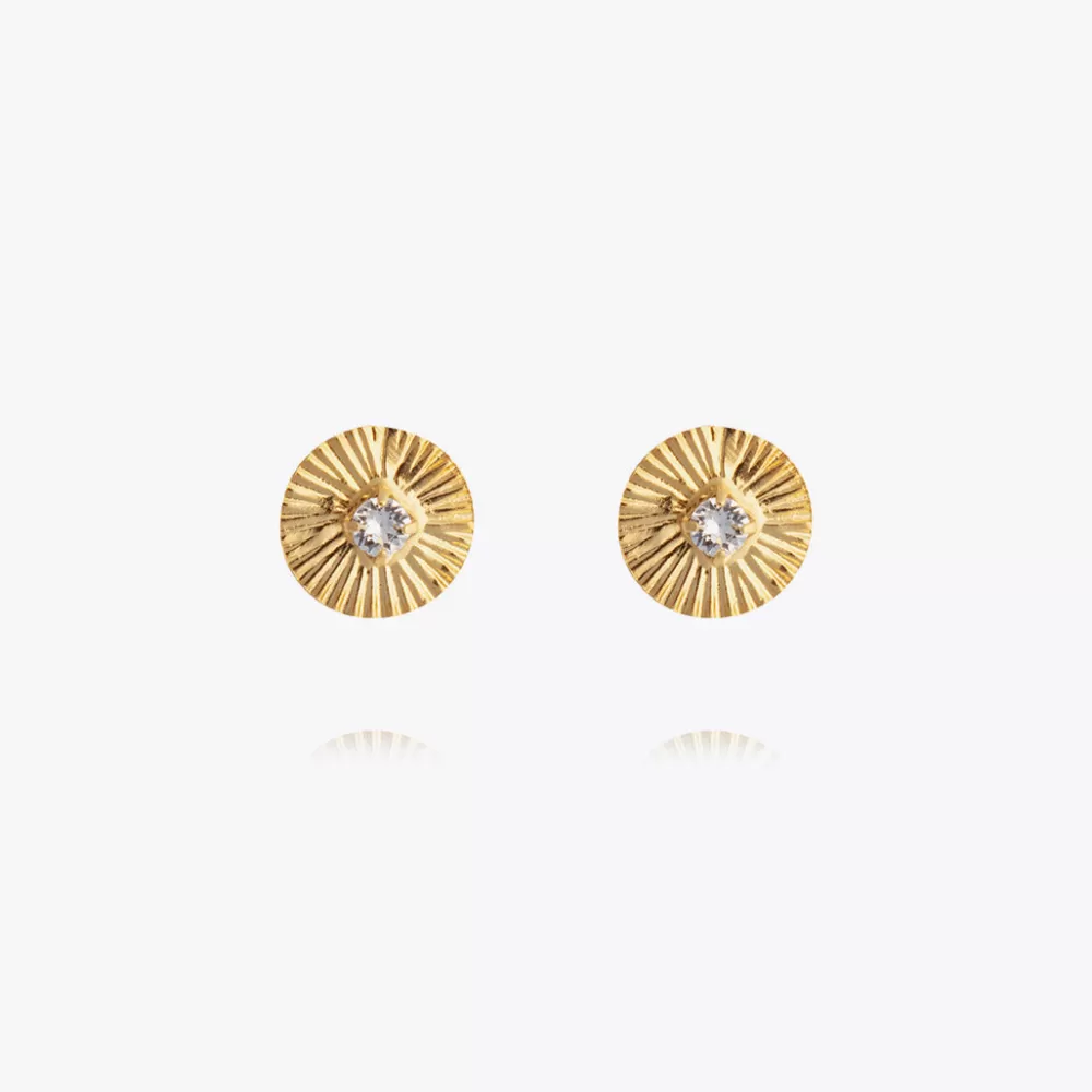 Caroline Svedbom Odessa Stud Earrings/Crystal