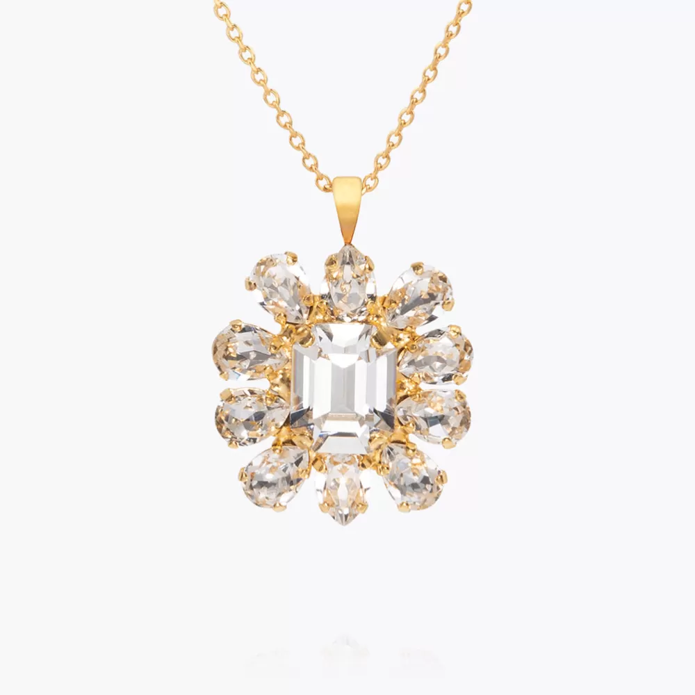 Caroline Svedbom Peony Necklace/Crystal