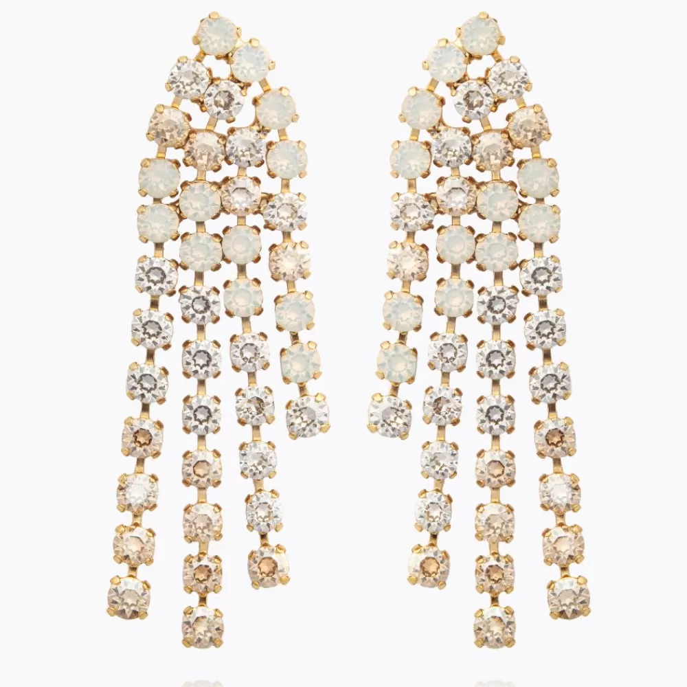 Caroline Svedbom Rosanna Earrings/White Combo